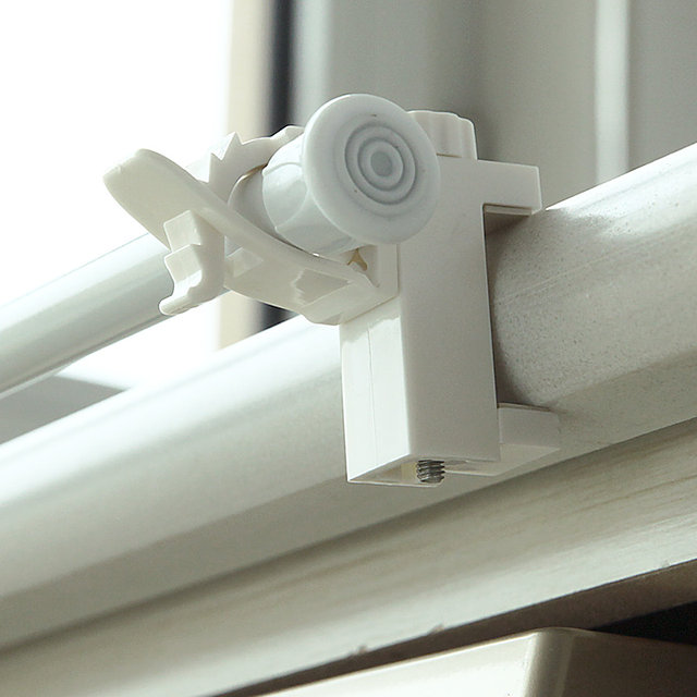 ກາວປະຕູ curtain curtain rod fixed bracket accessories curtain rod hanger curtain rod companion clamp curtain rod clamp