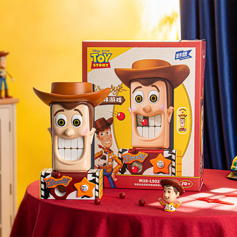 Disney Officially Licensed Woody Big-Tooth Building Block Board Game, Ball Throwing Game, Party Toy Gift Disney Officially Licensed Woody Big-Tooth Building Block Board Game, Ball Throwing Game, Party Toy Gift