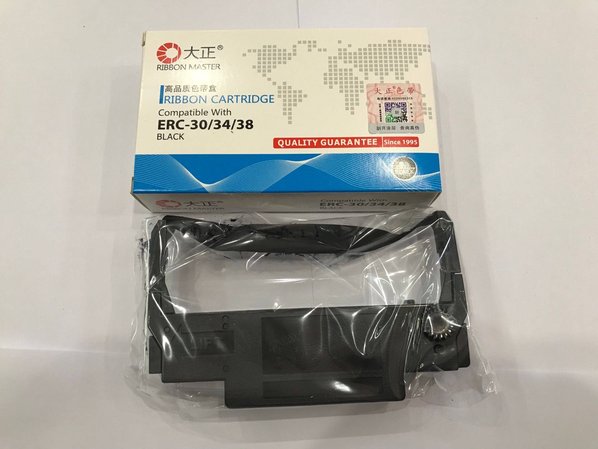 Large positive ribbon is suitable for Epson TM-U220 TM-U210 ERC30 38 34 ribbon holder frame with core