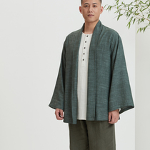 Cirim Original Spring Autumn China Feng Shui Cotton Linen Mens Clothing Suit Jacket