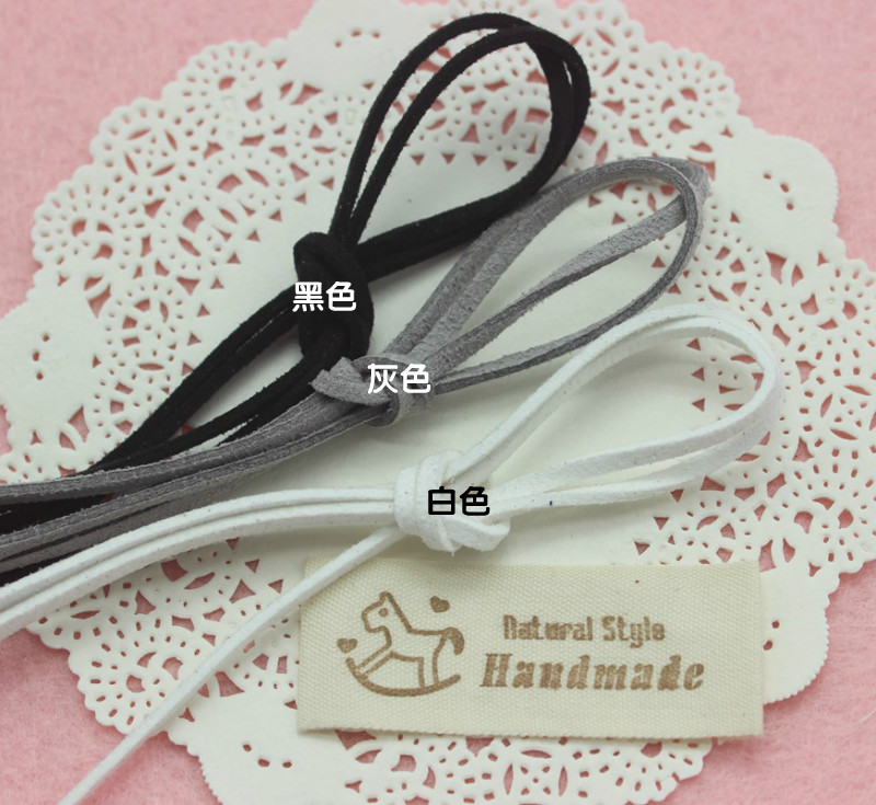 3MM nhung nhung Hàn Quốc dây nhung nhung dây nhung da lộn dây giả da dây đan vòng cổ dây - Vòng đeo tay Clasp vòng tay chỉ đỏ