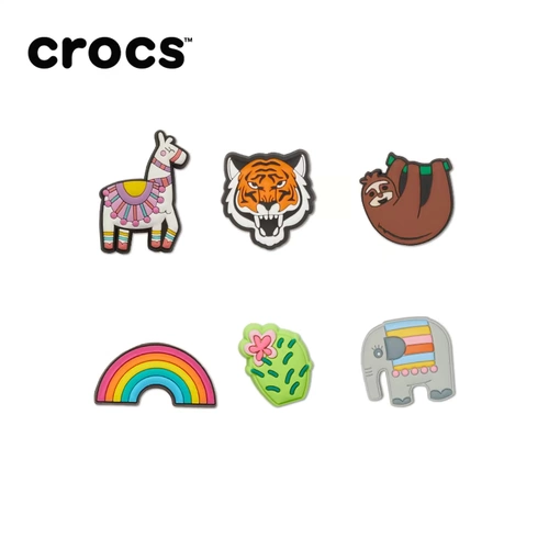 Tmall, crocs, креативные кроксы, комплект, пляжная обувь, тапочки в стиле Crocs, DIY, для влюбленных