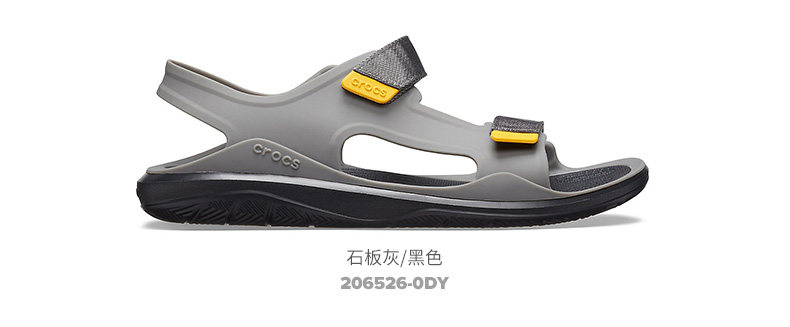卡骆驰Crocs 男子沙滩涉水凉鞋 织物少不怕湿 图11