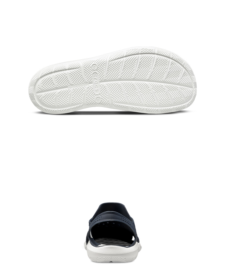 Giày Crocs lỗ nam thẻ Luo Chi mùa hè lướt ván ngoài trời lội nhanh chống khô dép chống trượt | 203963 - Khởi động ngoài trời giày đi tuyết