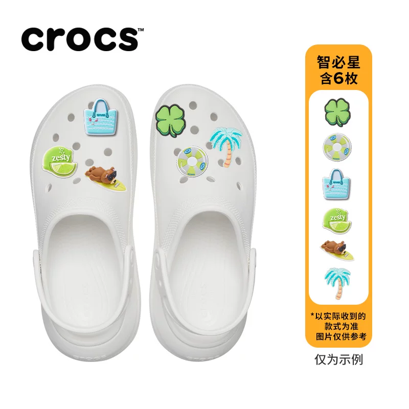 Crocs Crocs Puff Crocs, Танцзиньцзы тот же стиль Толстая подошва EVA повседневная обувь унисекс