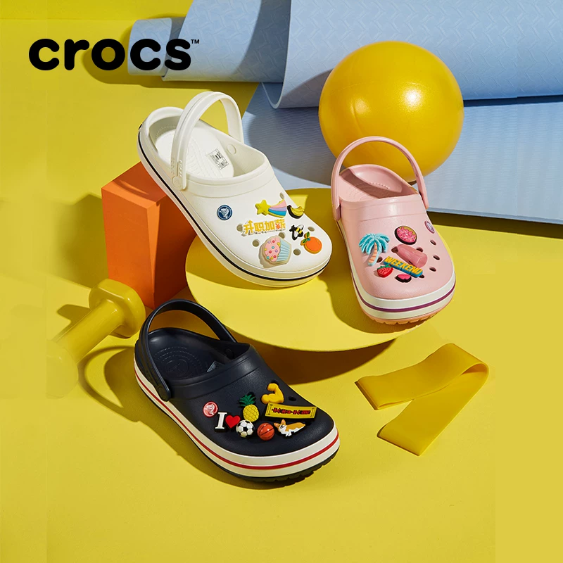 Crocs Crocs, пляжные белые кроссовки, пляжная обувь, тапочки