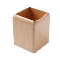 Porte-stylo boîte de rangement nordique simple bureau étude créative personnalisée papeterie apprentissage ins bureau ornements en bois massif