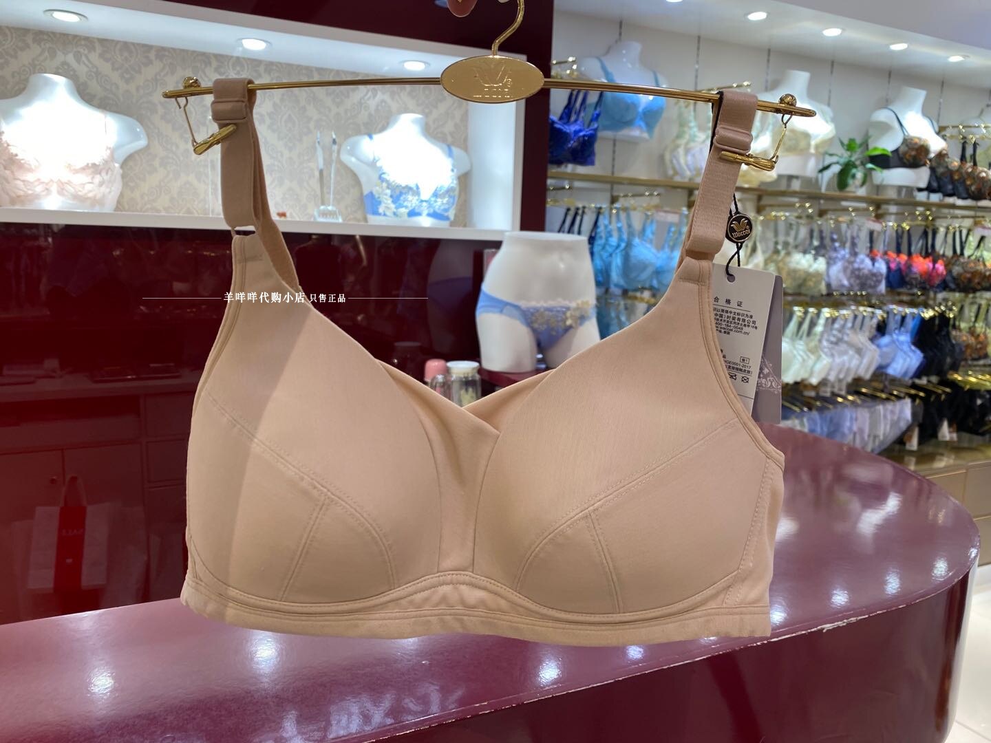 Huasong WB8608 No Steel Ring Light Sport Large Scale Code Thin Underwear Woman Big Chest Expats Small Domestic