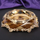 Креативная трендовая стеклянная большая пепельница для офиса, европейский стиль, делается под заказ