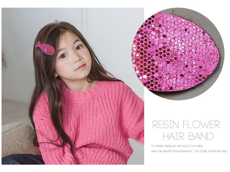 Trẻ em bb clip cô gái trong khi giữ em bé không làm tổn thương tóc sequin kẹp tóc phụ kiện tóc kẹp tóc cô gái bên clip trang sức