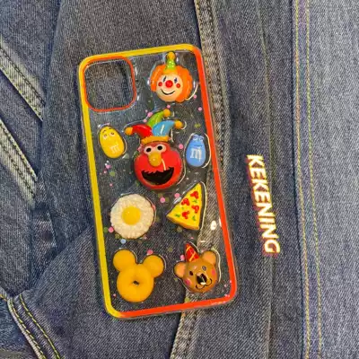 Turn off the moon STORE original cartoon anime mobile phone protective shell diy epoxy cute custom shell