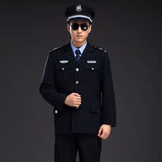 Спецодежда 【淘宝】保安服冬装棉衣制服棉服加厚工作服套装男冬季防寒服大衣棉袄ba01 118966575