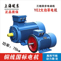 Full copper core wire 75KW kilowatt motor YE2-280S-4 AC three-phase asynchronous motor National Standard Motor 380V