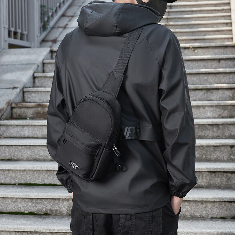 Wood Village Yao's Diagonal Satchel Bag Men's 2023 New Large Capacity Chest Bag Sports Travel Small Backpack Fashion Single Shoulder Bag Woman-Taobao