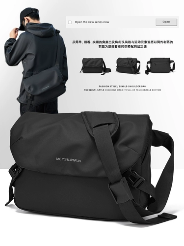 Сумка через плечо, модная мужская небольшая сумка, портативная сумка на одно плечо для выхода на улицу, городской стиль