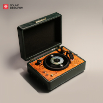 Black Glue Box Wu 1900 Beetle 3 "mini Black Glue Record Machine Retro Small Voice Toy Gift