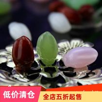 Hanfu step hairpin DIY accessories headwear material Czech petal hosta flower bud 14 * 9mm Bud B19