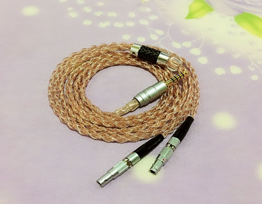 Suitable for ultrasone Jubilee25ED5 ED8 EX ED15 t7 Leeds copper silver alloy Upgrade line