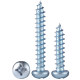 Iron galvanized cross round head self-tapping screws complete wood screws plus hard drive head self-tapping screws M3M4M5M6