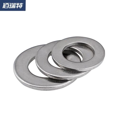 Металлическая очень большая прокладка из нержавеющей стали, круглая шайба, увеличенная толщина