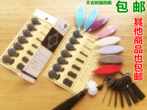 (Baijing BaiXuan) lace shuttle shuttle ear card ruler retro version 1 2 stainless steel needle