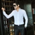 Áo sơ mi dài tay bốn mùa, áo sơ mi nam và trung niên, áo sơ mi mỏng, thắt lưng công sở, trang phục công sở nam shop áo sơ mi nam Áo