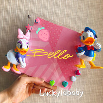 Tail single Donald Duck Daisy handmade custom diy photo frame posing table photo frame Tail single pendulum frame