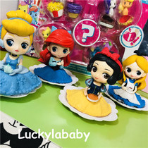 Mermaid Ariel Q version Snow White Alice Belle Cinderella big-eyed doll ornaments car ornaments