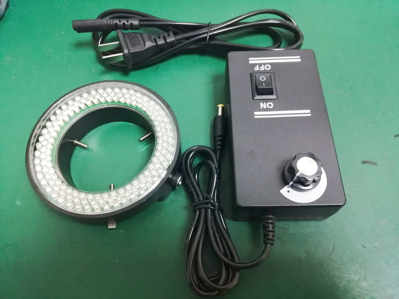Special price of 144 LED diameter 60 MM microscope light source light source video industry camera lamp