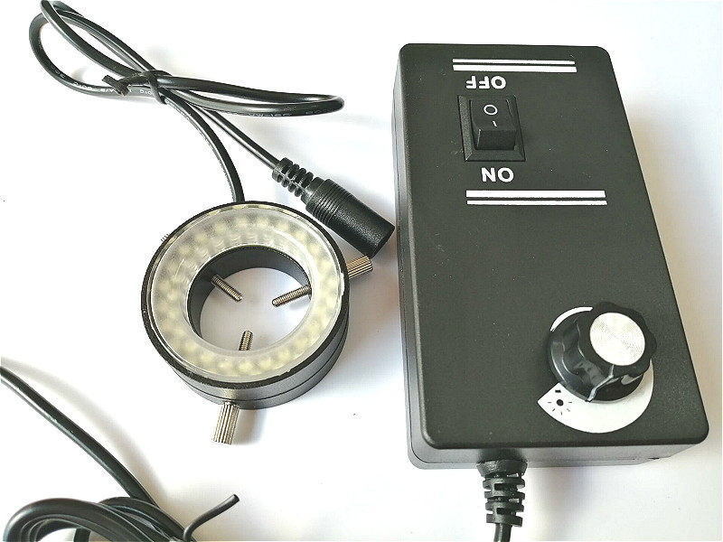 Inside diameter 30 outer diameter 50 single-barrel film industrial camera CCD detection lamp microscope LED ring light source micro-set machine