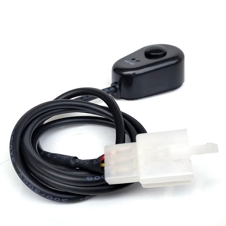 Car retrofit electrical lamps LED day line lamp sound roof spotlight wire group 12V24 volt water drop adhesive switch