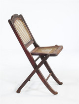 Late Qing Dynasty and Republic of China old Shanghai folding chair ancient garden balcony villa chair Shanghai style furniture decoration film and television nostalgia