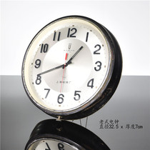 Nostalgic old objects Cultural Revolution antique old-fashioned wall clocks old electric clocks old clocks Shanghai brand electric clocks retro furnishings