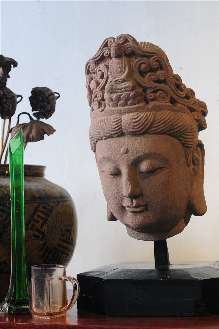 Southern Song Lotus Flower statue of Buddha sculpture of fine collection of stone carvings of all kinds