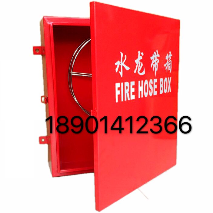 Factory direct sales 304 stainless steel hose box 5th box hose storage box fire extinguisher yellow sand box