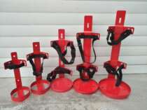  Factory direct sales marine fire extinguisher bracket Iron spray plastic fire extinguisher shelf Stainless steel pylons
