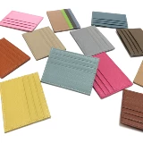 Ультратонкий двусторонний кожаный картхолдер подходит для мужчин и женщин, из натуральной кожи, воловья кожа, в корейском стиле