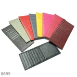 Ультратонкий вместительный и большой двусторонний кожаный длинный картхолдер подходит для мужчин и женщин, в корейском стиле, из натуральной кожи, воловья кожа