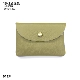 Маленькая сумка-конверт 15-2 светло-зеленого цвета из воловьей кожи первого слоя
