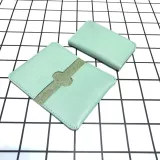 Кожаный маленький модный картхолдер, из натуральной кожи, воловья кожа, в корейском стиле