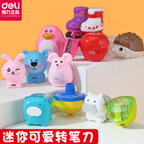 Right-hand Roll Pencil Knife Children Elementary School Kids Candy Color Transfer Pen Knife Mini Minima Small Pencil Sharpeners Pencil Knife Pen Planing