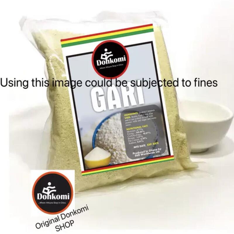 Gari, Cassava Granules, Garri, EBA Donkomi 1kg