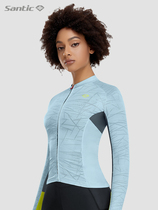 Santic Sendi - passenger New Spring - Summer cycling suit long - sleeved bicycle - suit breathable tops Ghanai