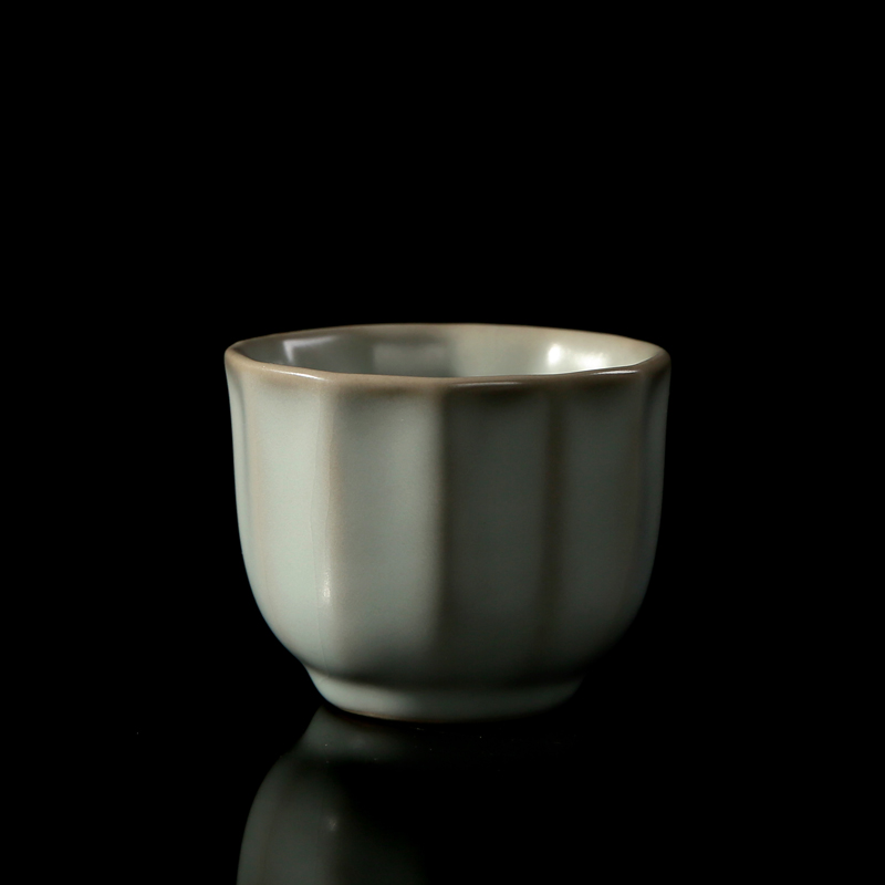 Taiwan Crown Jeu Kiln Tea Tea Tea Cup Tasting Tea Cup Tea Cup Tea Cup Suit Single Cup Large Open Sheet Guan Cup