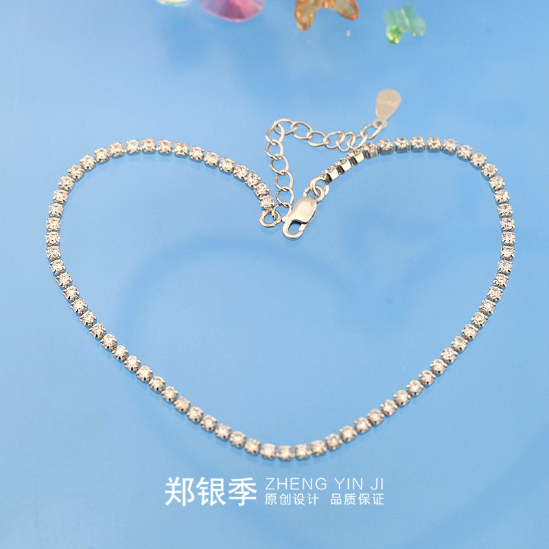 Bracelet de cheville Femme en Argenterie - Ref 3103681 Image 7