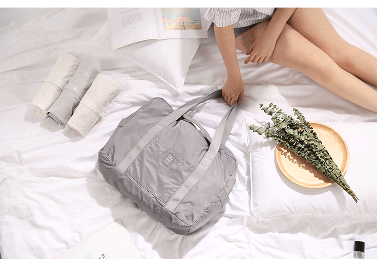 Gấp túi du lịch khoảng cách ngắn túi xách nữ phiên bản Hàn Quốc của túi xách du lịch túi duffel công suất lớn túi đeo du lịch nữ