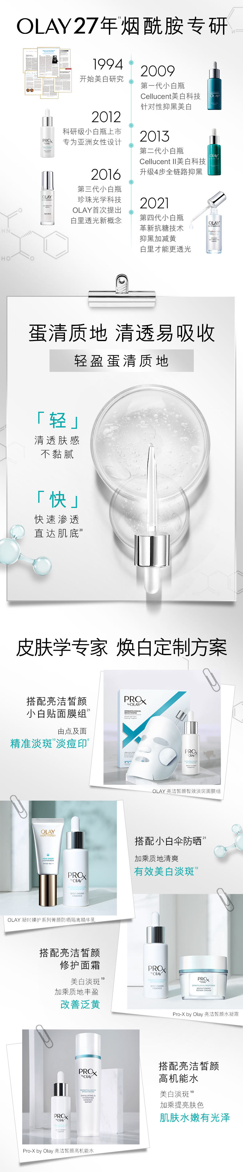 OLAY 玉兰油 ProX亮洁晳颜祛斑精华液 60ml 图8