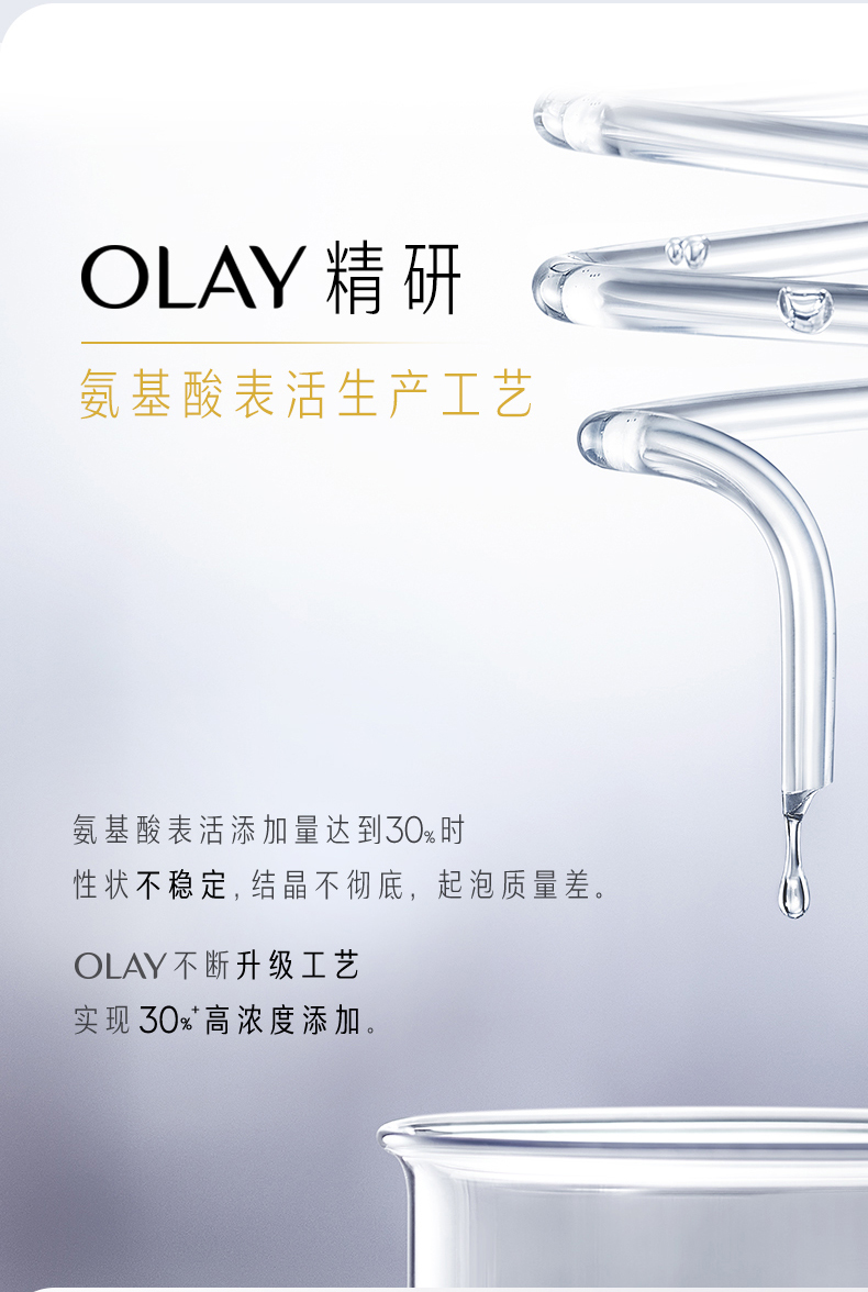 OLAY氨基酸表活净透洁面乳125g