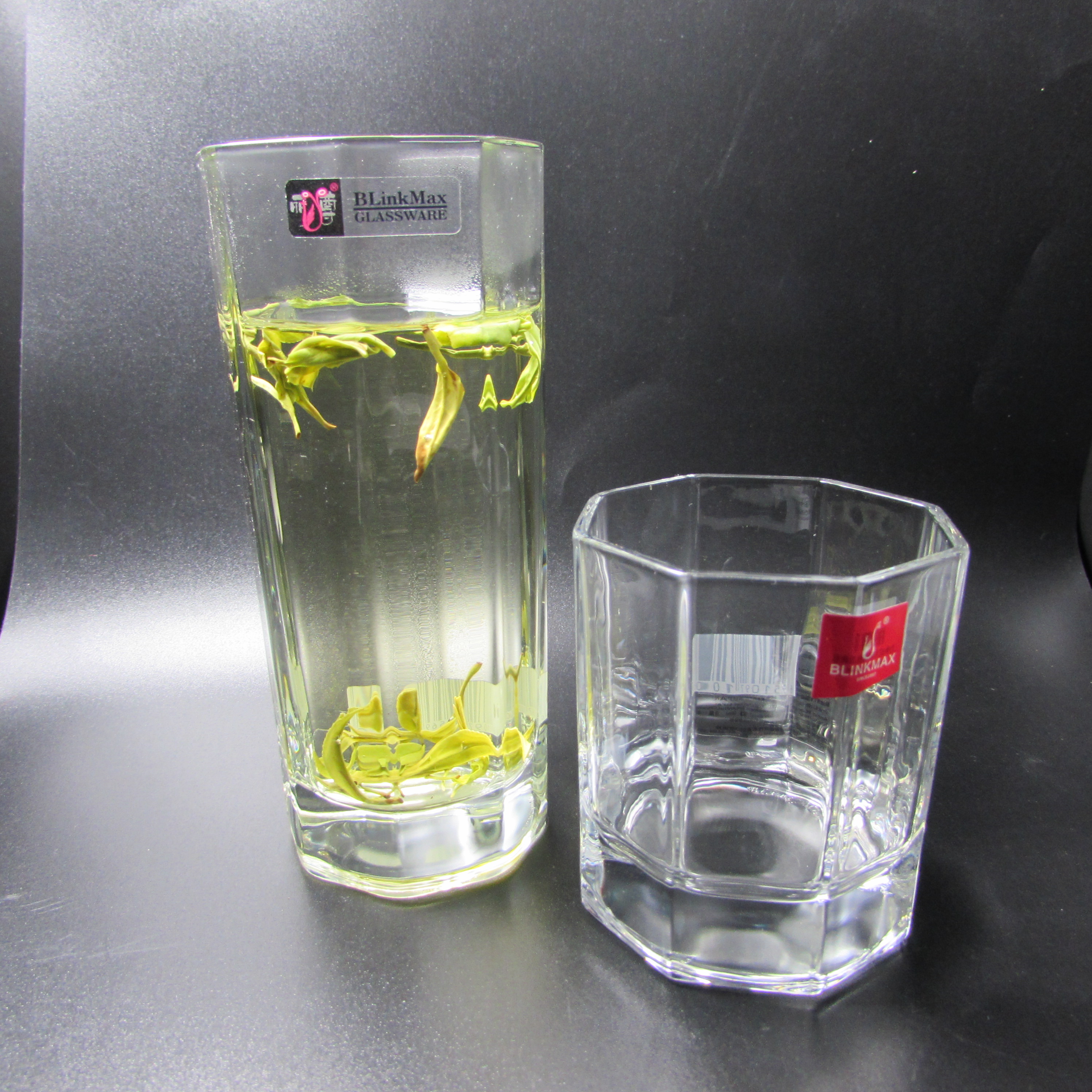 Li Zun KTY5010 catering cup whisky cup tea cup boiling water cup milk cup glass octagonal cup beverage cup