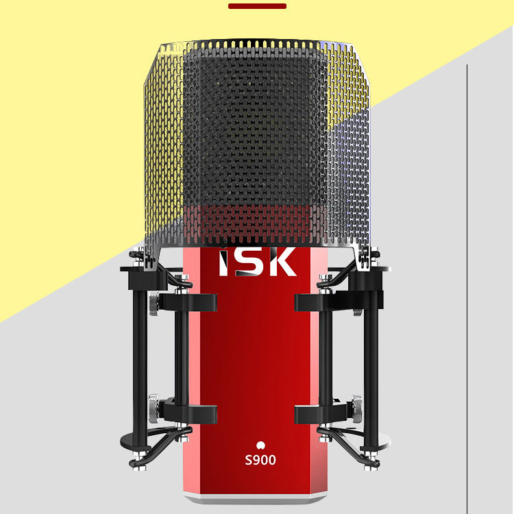 ISK S900 capacitive microphone live microphone sound card suit 3 5mm mobile phone computer universal recording